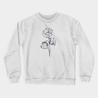 Sketch poppies Crewneck Sweatshirt